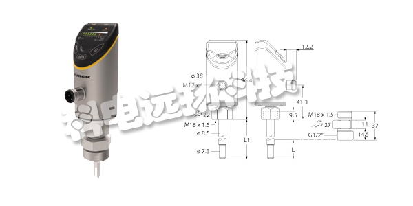 德國TURCK流量傳感器 FCST-A4P-2AP8X-H1140